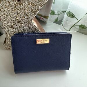 Kate Spade Blue Bi-fold wallet